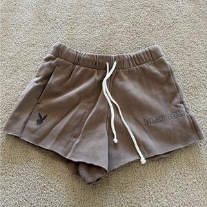 Pacsun Playboy Women's Brown Lounge Shorts